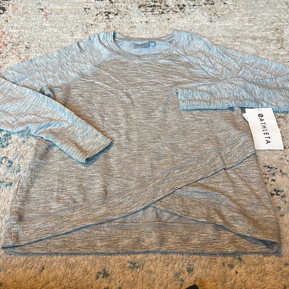Athleta Criss Cross Sweatshirt size Small NWT - Picture 2 of 7